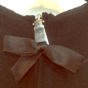 NWT Prada fit’n’flare black sleeveless dress